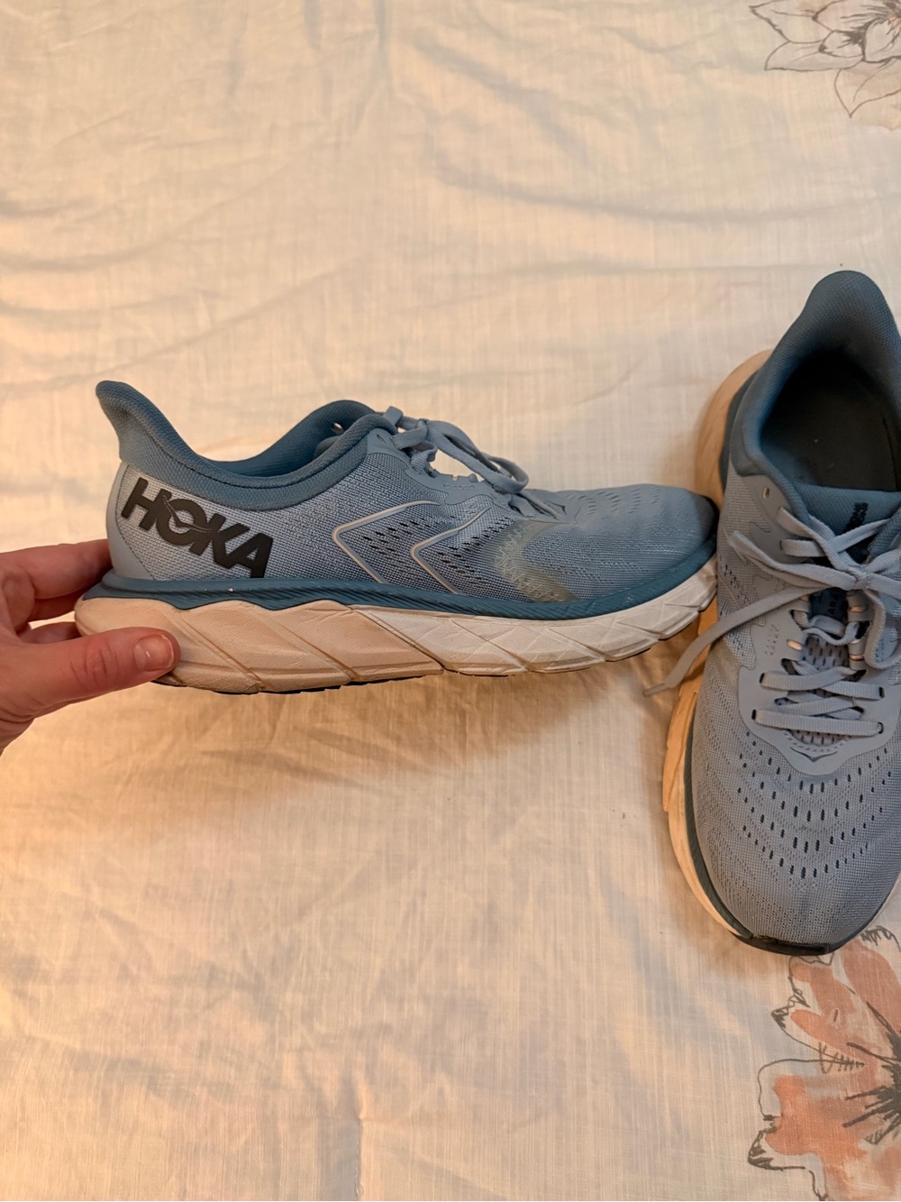 Hoka Blue Running Shoes - Lightweight Cushioned Support